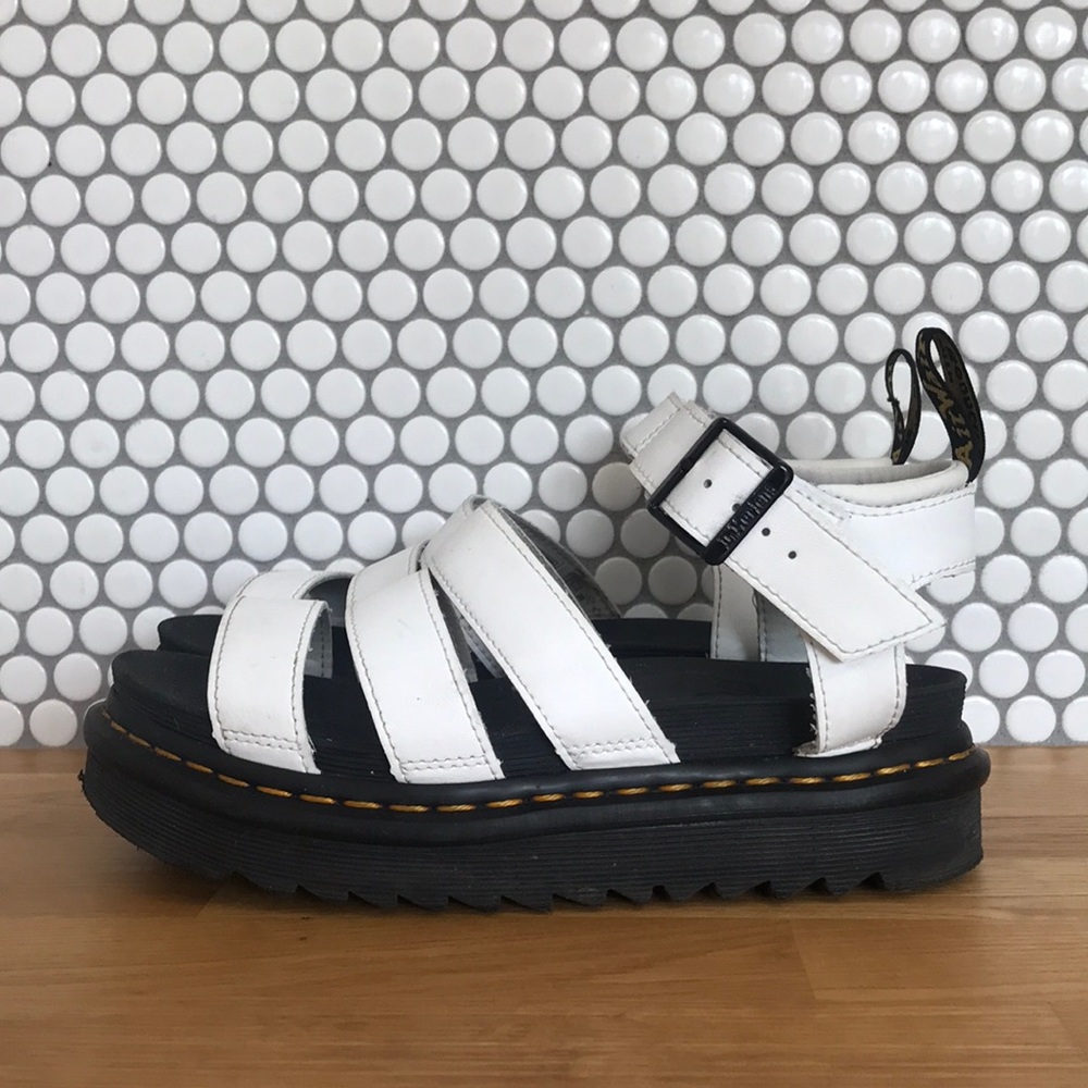Dr. Martens Blair leather strap sandals white size EU 37 US 6